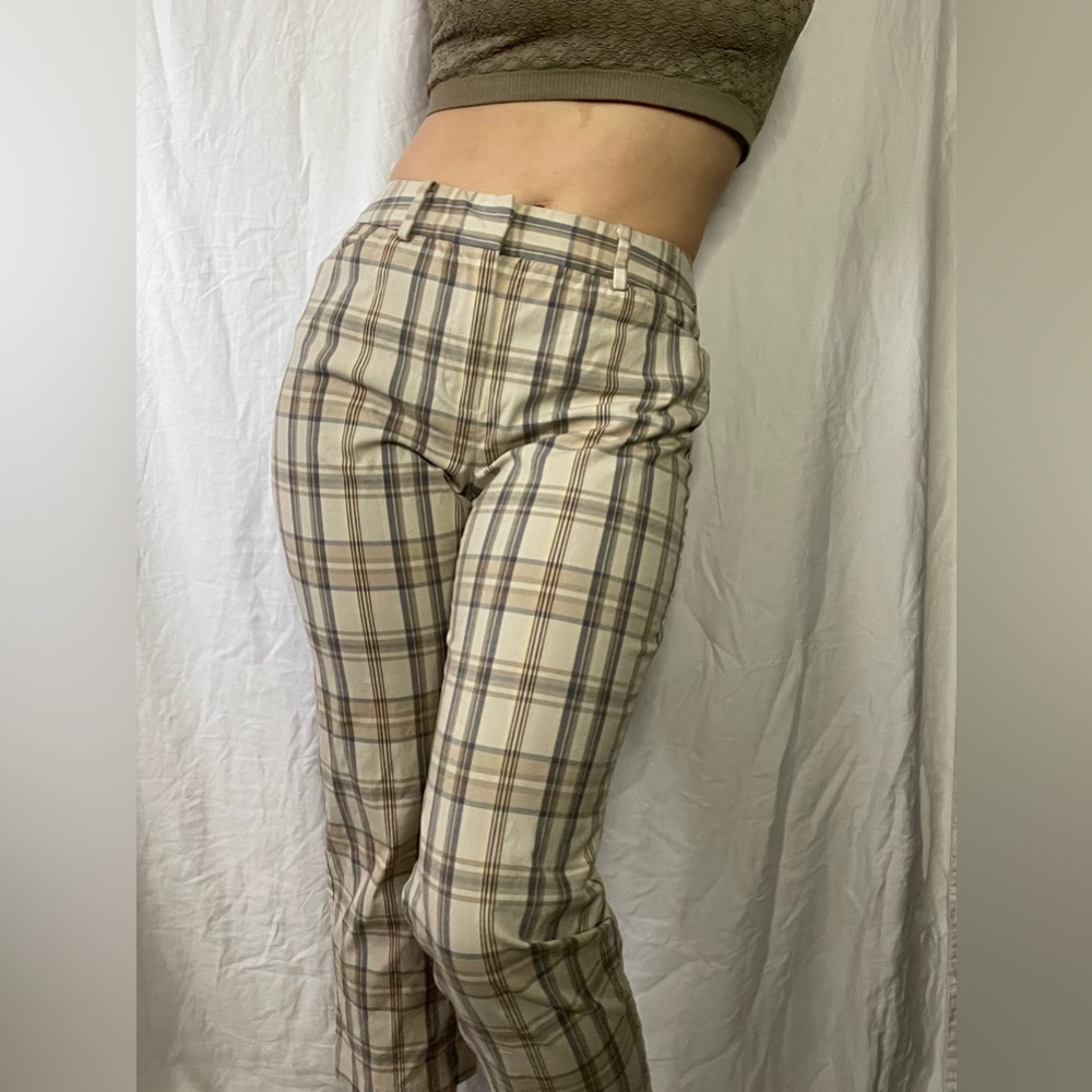 Talbots Checkered Capri Pants